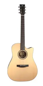 ГИТАРА MINT Furch Vintage 1, Dreadnought с вырезом, с верхней декой из елового дерева Ситка, задней декой и сторонами из красного дерева, оснащена звукоснимателем VTC