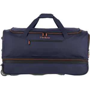 Дорожная сумка Travelite Basics 70 см, расширяемая, 98/119 л, на колесах, синий