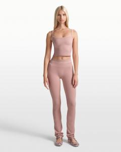 Леггинсы Nike x SKIMS Ribbed Seamless Women's 34" Straight, розовый