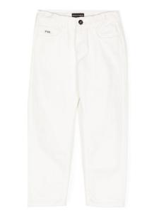 Emporio Armani джинсы с логотипом, белый