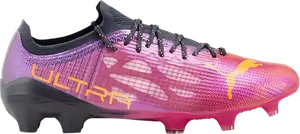 Бутсы Puma Ultra 1.4 FG AG Festival Fuchsia, розовый