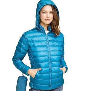 Легкий пуховик с капюшоном Made By Johnny, бирюзовый