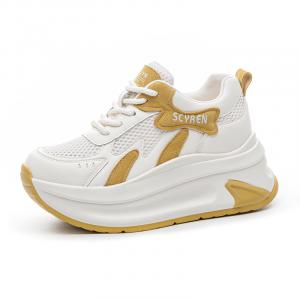 The mystery of glamour Женские низкие кеды желтые, цвет Yellow