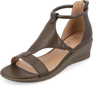 Женские сандалии на танкетке Journee Collection Trayle, Olive