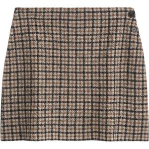 Повседневная короткая юбка женская COS, темно-бежевый