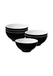 Набор из 6 мисок Life ø 15,5 см Life Seltmann Weiden, чёрные