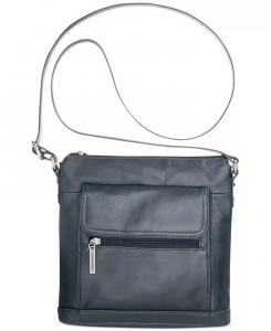 Кроссбоди из кожи наппа «Венеция» Giani Bernini, синий