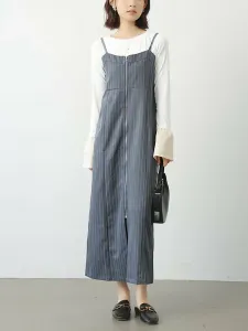 Полосатая цельная юбка