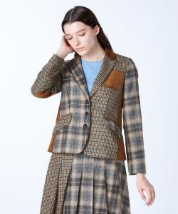 Пиджак в клетку «маларис»