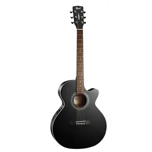 Акустико-электрогитара Cort SFX ME Series с черным сатиновым покрытием
