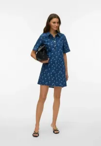 Джинсовое платье миди vmocina Vero Moda, Medium Blue Denim
