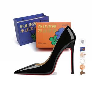 WOXXXN Стройные каблуки на высоком каблуке женские - JY320 черные [в коробке]+подарки, цвет JY320 Black [Box Included]+Giveaways