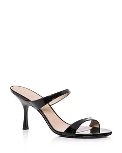 Женские нудистские сандалии-шлепанцы 85 Stuart Weitzman, черный