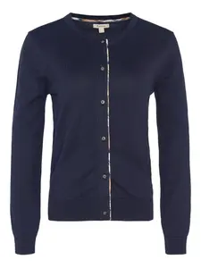 Кардиган из шерстяной смеси Barbour, синий