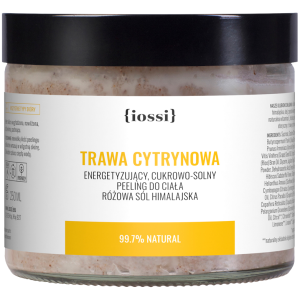 Iossi Trawa Cytrynowa сахарно-солевой скраб для тела, 250 мл