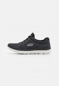 Низкие кроссовки Summits Skechers Wide Fit, цвет black/white