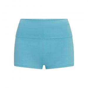 Шорты SKIMS Cotton Jersey Foldover, голубой