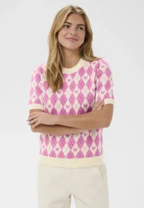 Футболка с принтом "памилла" Saint Tropez, Pink Shades Argyle Hearts