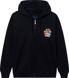 Худи Anti Social Social Club Torn Pages Of Our Story Zip Hoodie 'Black', черный