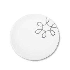 Серая десертная тарелка Pure Flamed / тарелка для завтрака, чашка d: 20 см / высота: 2,6 см Gmundner Keramik, серый