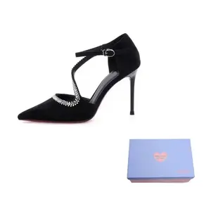 Xingdiman Тонкие каблуки на шпильке для женщин черные, цвет Black