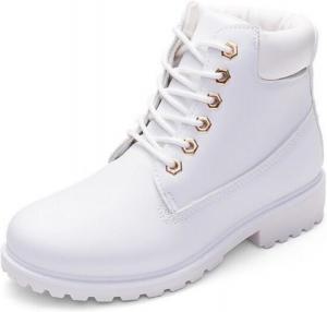 Женские водонепроницаемые походные ботинки, боевые ботинки Echo Mid, походные ботинки, дамские повседневные ботинки Foboined, белый