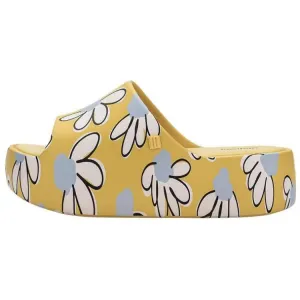 Melissa Женские слайдеры бежевый/коричневый/розовый/желтый - желтый/белый, цвет Yellow/White Color