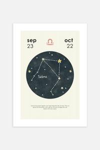 Плакат H&M Zodiac, весы