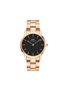 Наручные часы Iconic Link 40 мм Daniel Wellington, черный