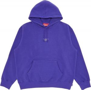 Толстовка Supreme World Famous Micro Hooded Sweatshirt 'Purple', фиолетовый