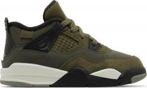 Кроссовки Air Jordan Air Jordan 4 Retro Se Td 'Craft - Olive', зеленый (размер RU 24)