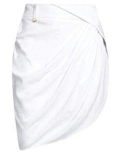 Мини-юбка Les Sculptures Jacquemus, белый