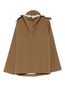 Куртка с капюшоном Lacoste, коричневый