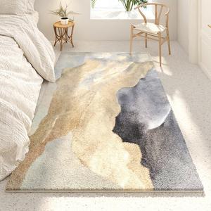 AOVOC Ковер 160х230 см для спальни/гостиной Monjia Second Generation, искусственная овчина, утолщенный