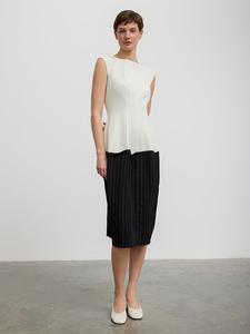 Платье до колена BGN, кремовый/черный