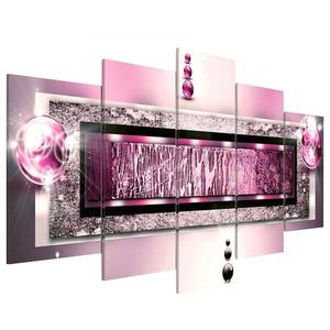 Картина из акрилового стекла Artgeist Cyclamen Dream, 50 см цвет silber/pink