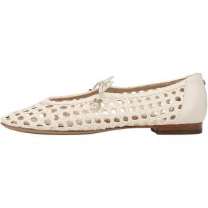 Туфли Мэри Джейн MARCIE на плоской подошве, высота 1 см, женские SAM EDELMAN, Ivory White