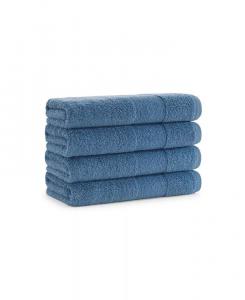 Роскошные турецкие полотенца Aston and Arden для рук, 4 шт, синий