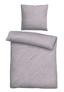 Постельное белье сиреневое 1x 155x220 см + 1x 80x80 см Biberna