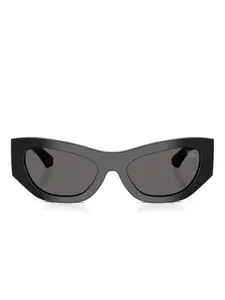 Солнцезащитные очки в геометричной оправе Burberry, черный