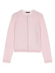 Кардиган на пуговицах Maje, розовый