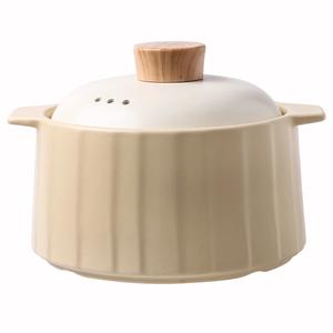 Кастрюля Kawasimaya, зеленый/бежевый, 2,8 л, бежевый