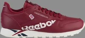 Кроссовки classic leather mu 'ativ-urban maroon' Reebok, красный