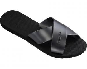 Сандалии Havaianas Aqua Metallic, черный