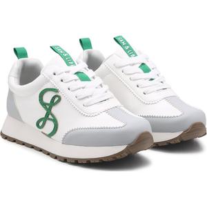 Детские кроссовки rosa randal для маленьких/больших детей Sam And Libby, white/green/gum