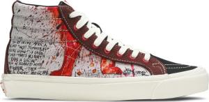 Кеды Vans Ralph Steadman x OG SK8-Hi LX Lion, красный