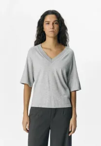 Простая футболка Object, Light Grey Melange