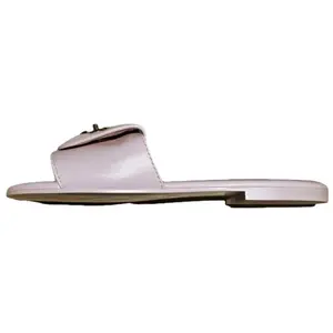 CHANEL Тапочки-слайды женские розовые