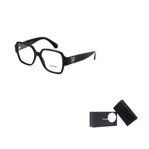 Пластиковая оправа квадратной формы для очков унисекс CHANEL, черный