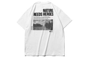 Timberland Футболка Unisex White Crew Neck Moderate Straight Fit